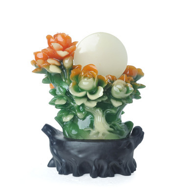 【办公装饰品 树脂 花好月圆 树脂产品】价格,厂家,图片,塑料、树脂工艺品,义乌市风狂饰品厂-